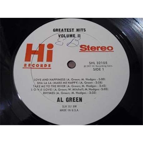 Al Green - Al Green's Greatest Hits Volume II LP Vinyl Record For Sale