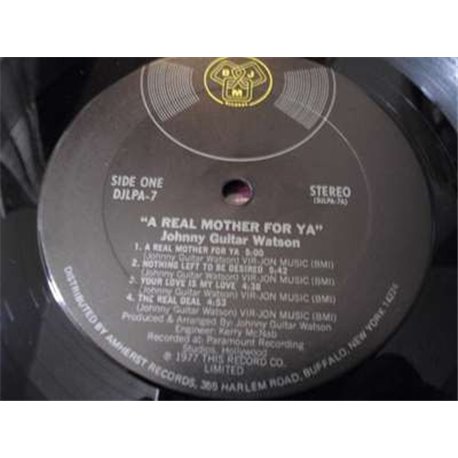 Johnny Guitar Watson - A Real Mother For Ya LP Vinyl Record For Sale