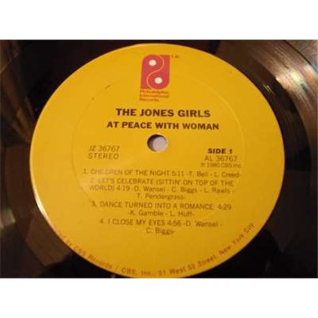 The Jones Girls - At Peace With Woman LP Vinyl Record For Sale
