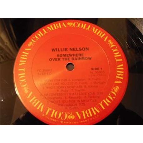 Willie Nelson - Somewhere Over The Rainbow LP Vinyl Record For Sale