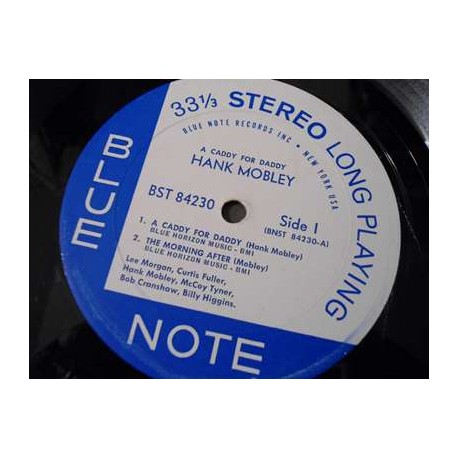 Hank Mobley - A Caddy For Daddy LP Vinyl Record For Sale