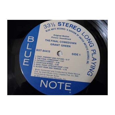 Grant Green - The Final Comedown Soundtrack LP Vinyl Record For Sale