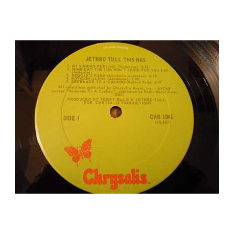 Jethro Tull - This Was LP Vinyl Record For Sale