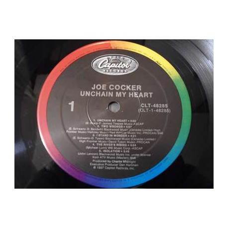 Joe Cocker - Unchain My Heart LP Vinyl Record For Sale