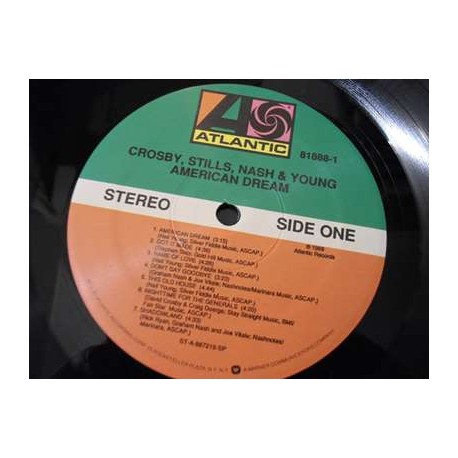 Crosby Stills Nash & Young - American Dream LP Vinyl Record For Sale