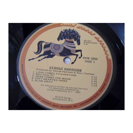 George Harrison - Self Titled LP Vinyl Record For Sale