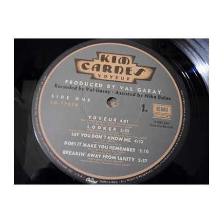 Kim Carnes - Voyeur LP Vinyl Record For Sale