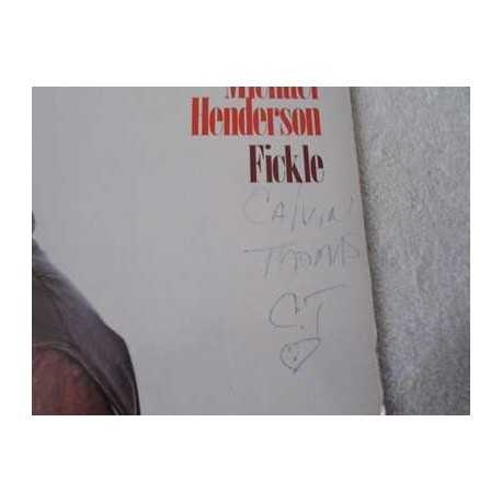 Michael Henderson - Fickle LP Vinyl Record For Sale