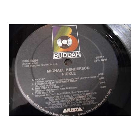 Michael Henderson - Fickle LP Vinyl Record For Sale
