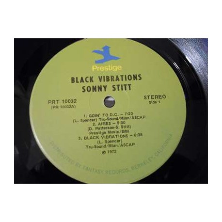 Sonny Stitt - Black Vibrations LP Vinyl Record For Sale