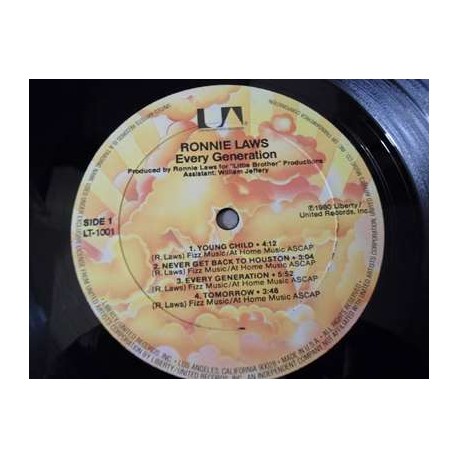 Ronnie Laws - Every Generation LP Vinyl Record For Sale