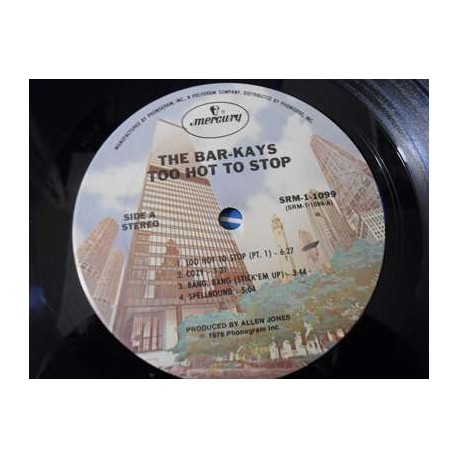 Bar-Kays - Too Hot To Stop LP Vinyl Record For Sale