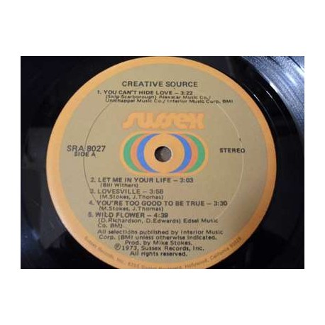 Creative Source - Self Titled LP Vinyl Record For Sale