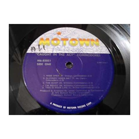 Commodores - Caught In The Act LP Vinyl Record For Sale