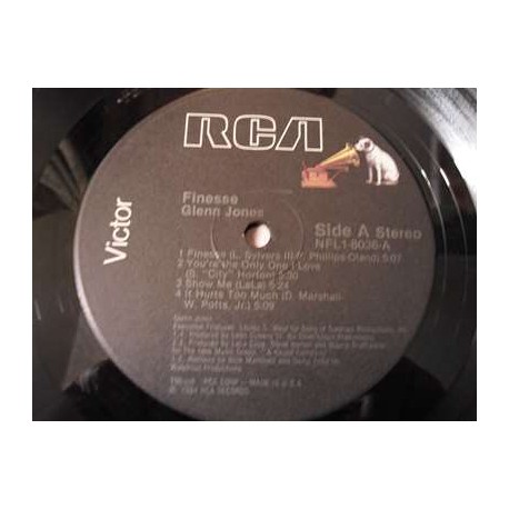 Glenn Jones - Finesse LP Vinyl Record For Sale