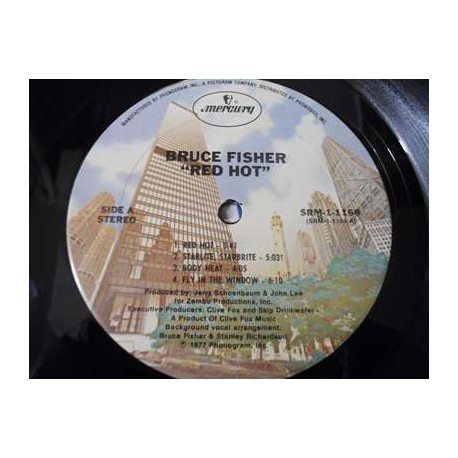 Bruce Fisher - Red Hot LP Vinyl Record For Sale