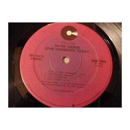 Sister Sledge - Love Somebody Today LP Vinyl Record For Sale