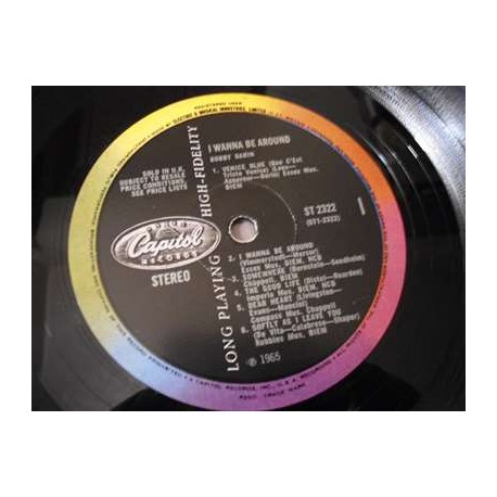 Bobby Darin - I Wanna Be Around (Venice Blue) LP Vinyl Record For Sale - IMPORT
