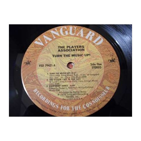 The Players Association - Turn The Music Up! LP Vinyl Record For Sale