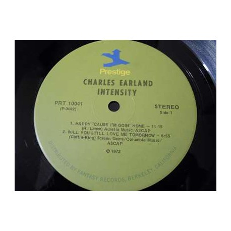 Charles Earland - Intensity LP Vinyl Record For Sale