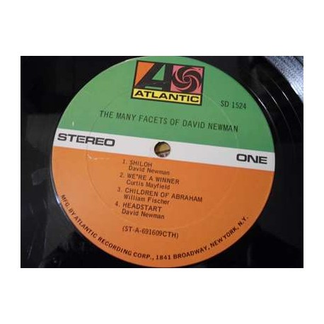 David Newman - The Many Facets Of David Newman LP Vinyl Record For Sale