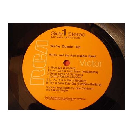 Willie And The Red Rubber Band - We're Comin' Up LP Vinyl Record For Sale