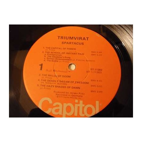 Triumvirat - Spartacus LP Vinyl Record For Sale