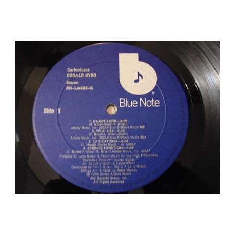 Donald Byrd - Caricatures LP Vinyl Record For Sale