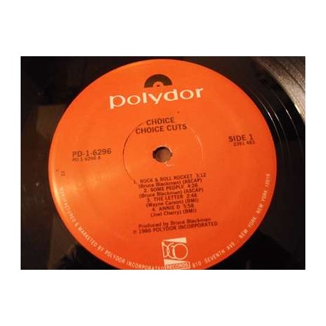 Choice - Choice Cuts LP Vinyl Record For Sale