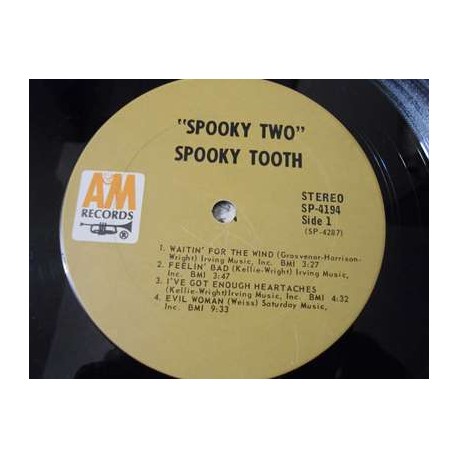 Spooky Tooth - Spooky Two LP Vinyl Record For Sale
