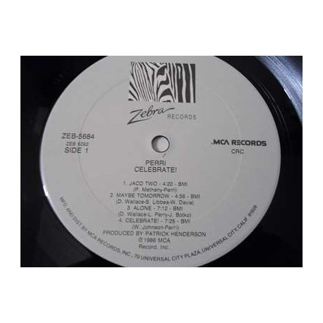Perri - Celebrate! LP Vinyl Record For Sale