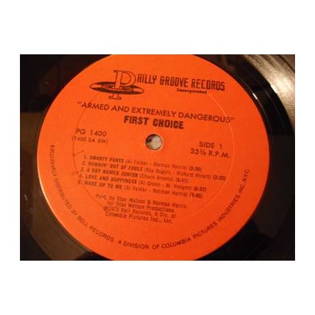 First Choice - Armed And Extremely Dangerous LP Vinyl Record For Sale