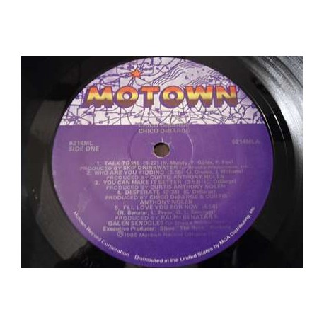 Chico DeBarge - Self Titled LP Vinyl Record For Sale