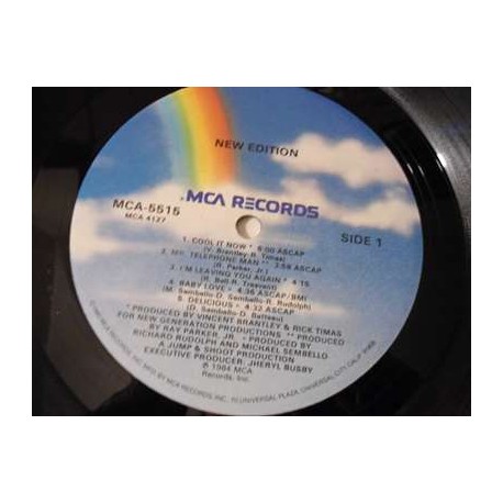 New Edition - Self Titled PROMO LP Vinyl Record For Sale