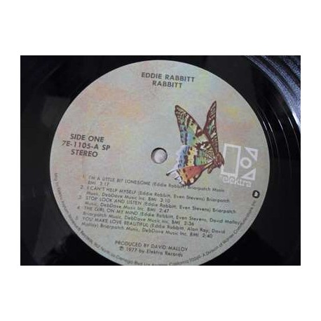 Eddie Rabbitt - Rabbitt LP Vinyl Record For Sale