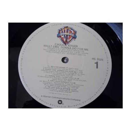Chaka Khan - What Cha' Gonna Do For Me LP Vinyl Record For Sale