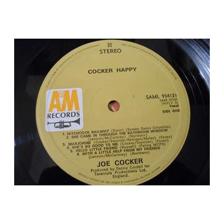 Joe Cocker - Happy IMPORT LP Vinyl Record For Sale