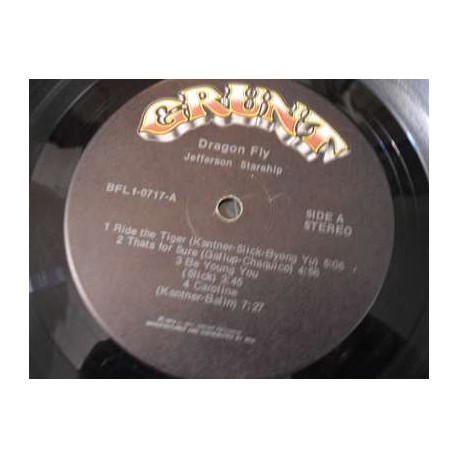 Jefferson Starship - Dragon Fly LP Vinyl Record For Sale