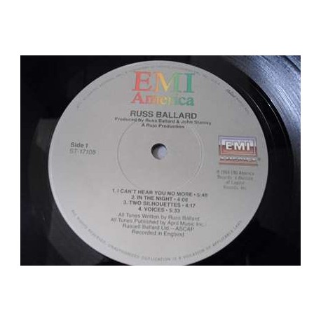 Russ Ballard - Self Titled LP Vinyl Record For Sale