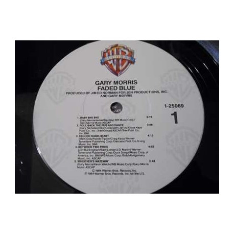 Gary Morris - Faded Blue LP Vinyl Record For Sale