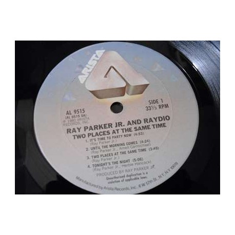 Ray Parker Jr. And Raydio - Two Places At The Same Time LP Vinyl Record For Sale