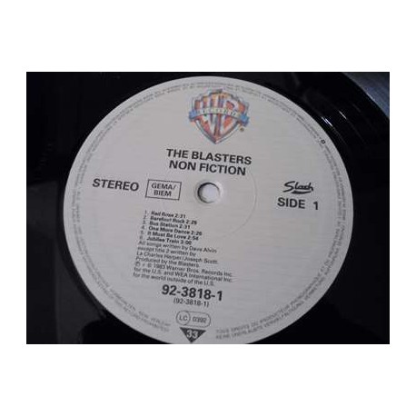 The Blasters - Non Fiction IMPORT LP Vinyl Record For Sale