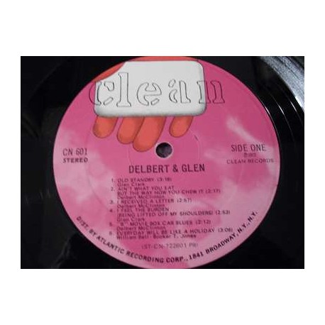 Delbert & Glen - Self Titled LP Vinyl Record For Sale