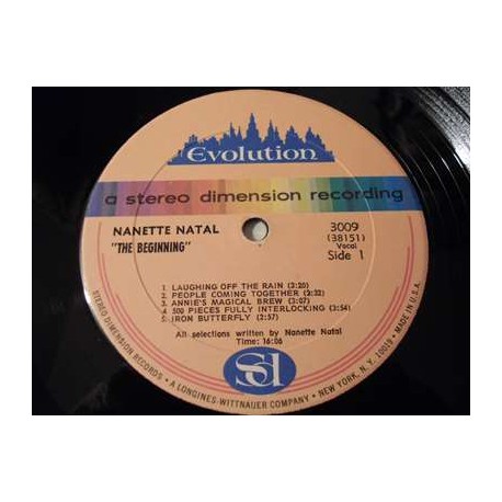 Nanette Natal - The Beginning LP Vinyl Record For Sale