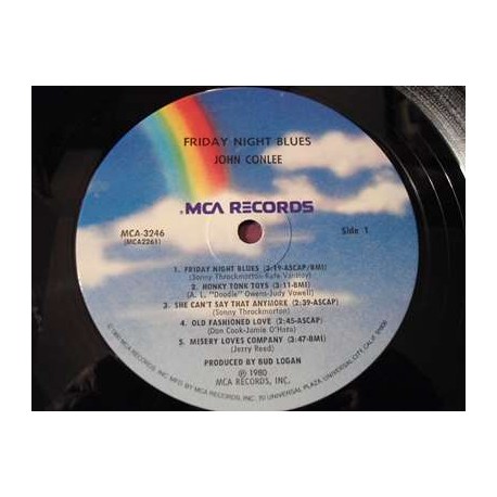 John Conlee - Friday Night Blues LP Vinyl Record For Sale