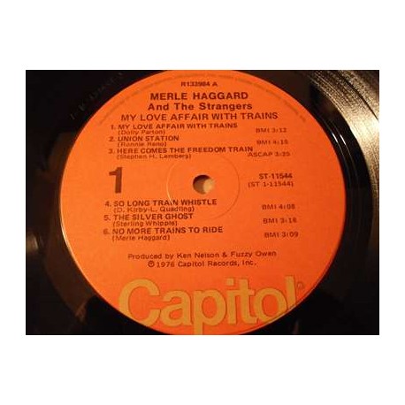Merle Haggard - My Love Affair With Trains LP Vinyl Record For Sale