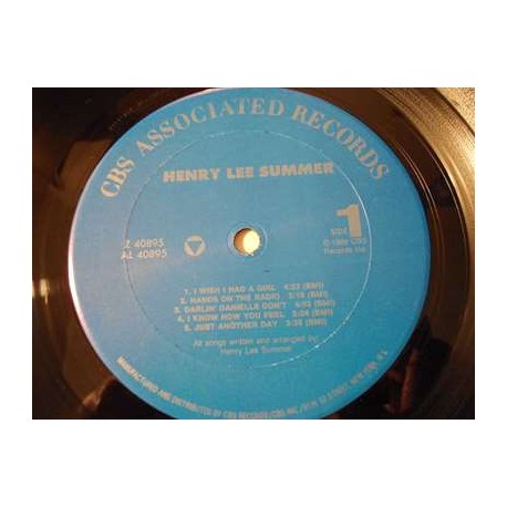 Henry Lee Summer - Self Titled LP Vinyl Record For Sale