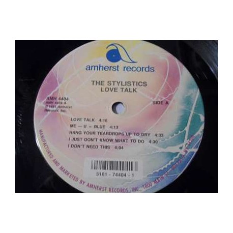 The Stylistics - Love Talk LP Vinyl Record For Sale