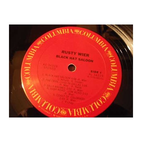 Rusty Wier - All This For A Song LP Vinyl Record For Sale