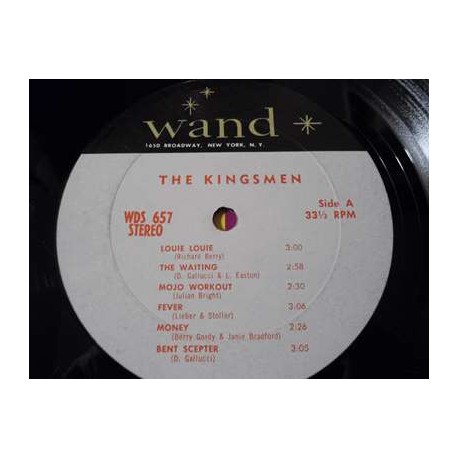 The Kingsmen - In Person Featuring Louie Louie LP Vinyl Record For Sale